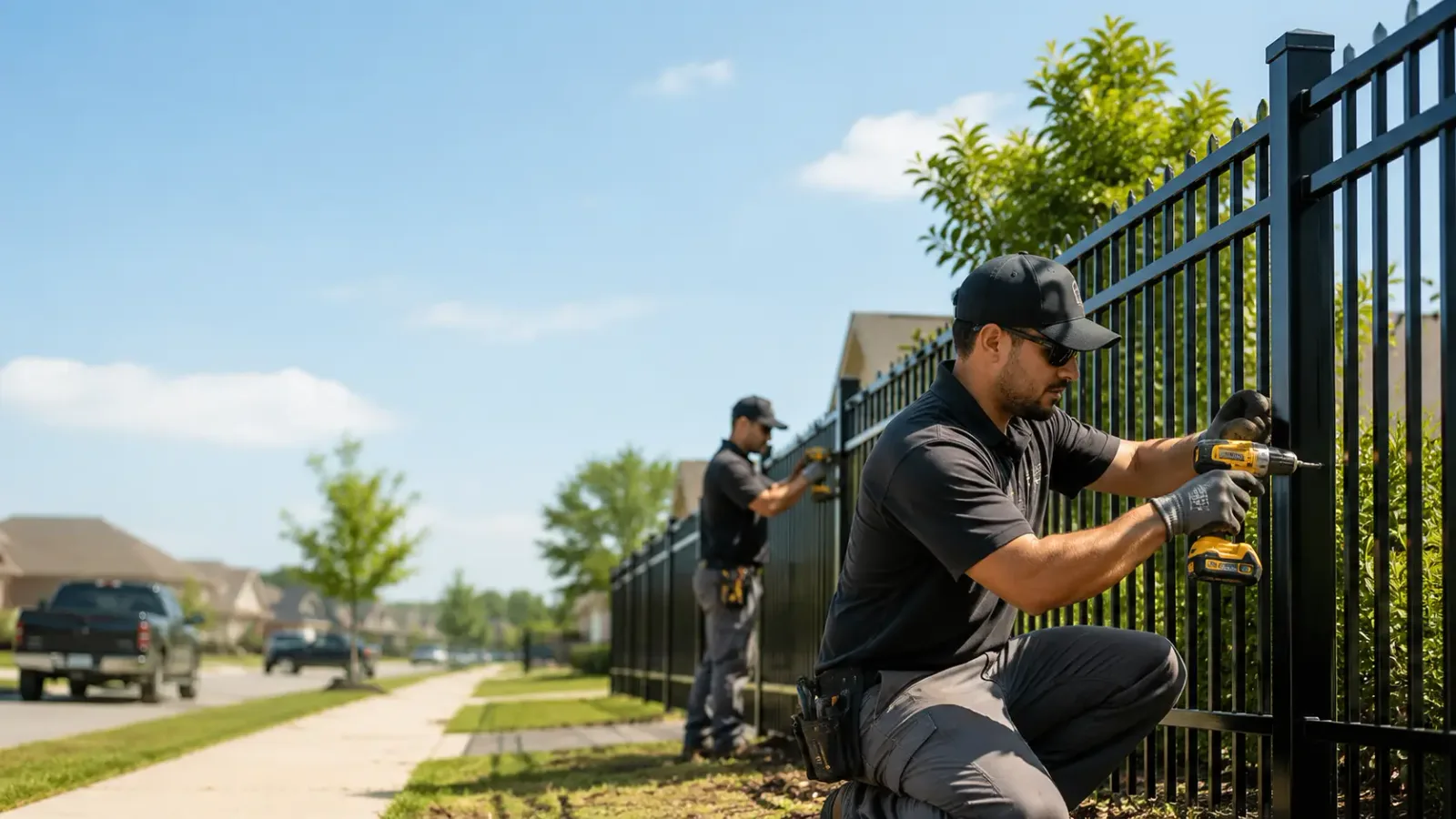 Metal Fence Installation in Justin, TX